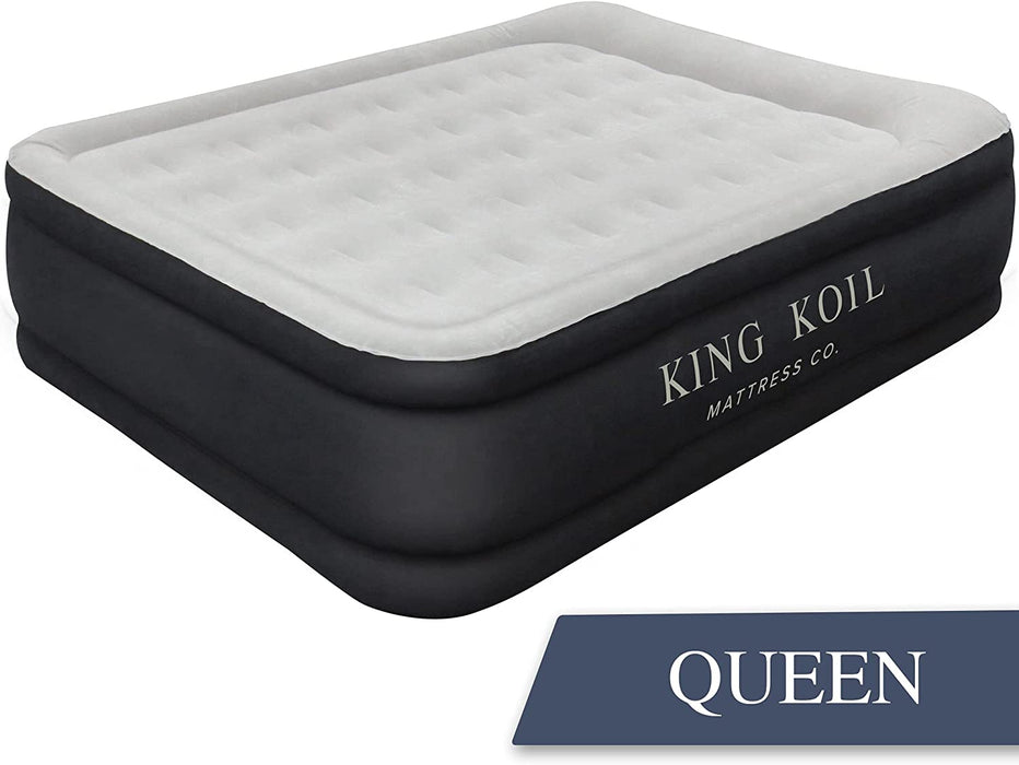 Queen Air Mattress, 20 Inch, Built-In Pump, Waterproof