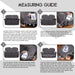 Reclining Love Seat Slipcover, 48" - 65" L, 6-Piece Velvet Stretch Loveseat Reclining Sofa Covers, 2 Seat Love Seat Recliner Cover, Thick, Soft, Washable (Dark Grey)