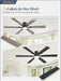 Matte Black Flush Mount Ceiling Fan With Controller