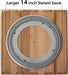 Larger Solid Wood Rotating Bookshelf, Revolving Bookcase (5-Tier)