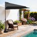 Patio Umbrella 9FT - Outdoor Half Umbrellas for Patio, Backyard, Garden, Deck (Dark Gray)