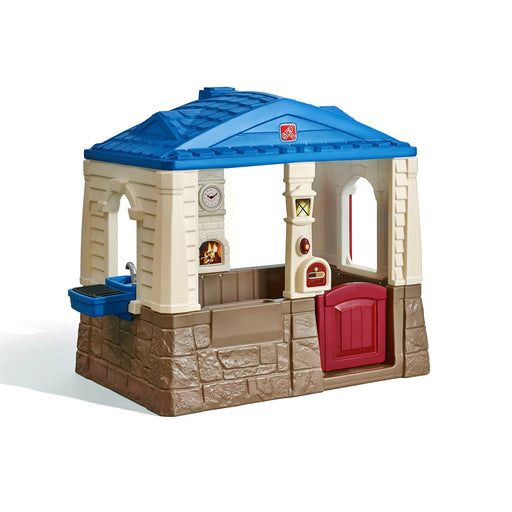 Neat & Tidy Cottage Playhouse Plastic Kids Outdoor Toys