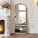 Full Length Gold Mirror: 21''X56'' Baroque Floor Long Body Mirror