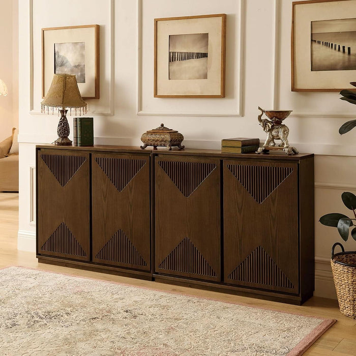 39" Small Sideboard Buffet Cabinet,Narrow Entryway Storage Cabinet
