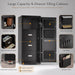 55 in Tall 2-Hour Fireproof Filing Cabinet for Home Office