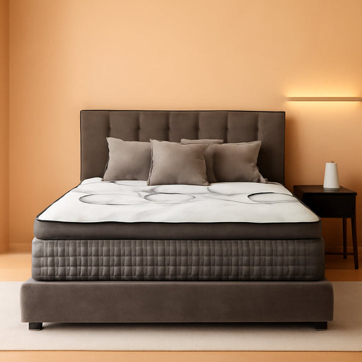 Queen Mattress 14 Inch Hybrid Mattresses Euro Top Medium Firm for Back & Lumbar Support, 365 Night Trial, Individual Pocket Spring Bed for Motion Isolation & Pressure Relief (14 Inch, Queen)