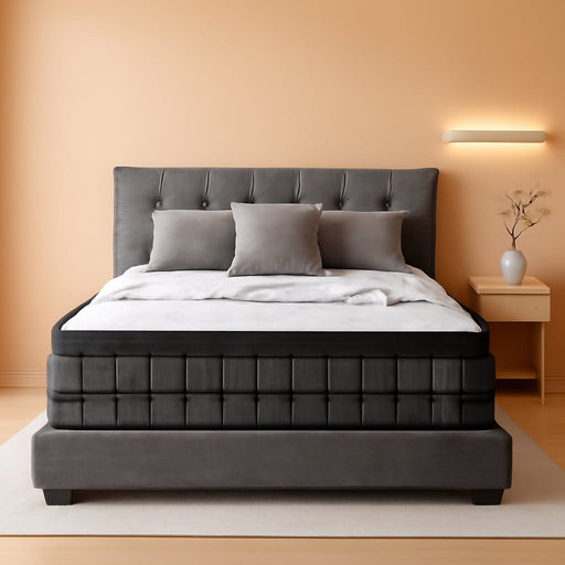 Queen TenInch PremiumGelMemoryFoam Hybrid Mattress Eurotop