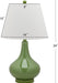 SAFAVIEH Amy Table Lamp Set of 2, 24" Modern Green LIT4087G