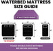 Blue Magic - Waveless 95%, Hardside Water Bed Mattress, Contains Five Wave Reducing Fiber Layers, Bladder Corners Are Reinforced, 18Ml Smooth Vinyl (California King)