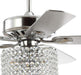 52InchChromeCrystalPrismLEDDrumCeilingFanWithRemoteControl