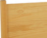 Mid-Century Panel Bed - Queen Size - Scandinavian Oak Finish