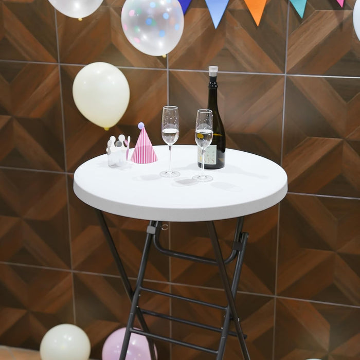 28In UltraPortable Folding Bar Height Cocktail Table