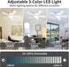 42 Inch White Ceiling Fans with Lights and Remote, LED Low Profile Flush Mount Ceiling Fan for Bedroom, Living Room, Patio, Quiet DC Motor, 5 Blades
