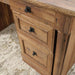 Palladia Executive Desk 65Inch Vintage Oak Surface