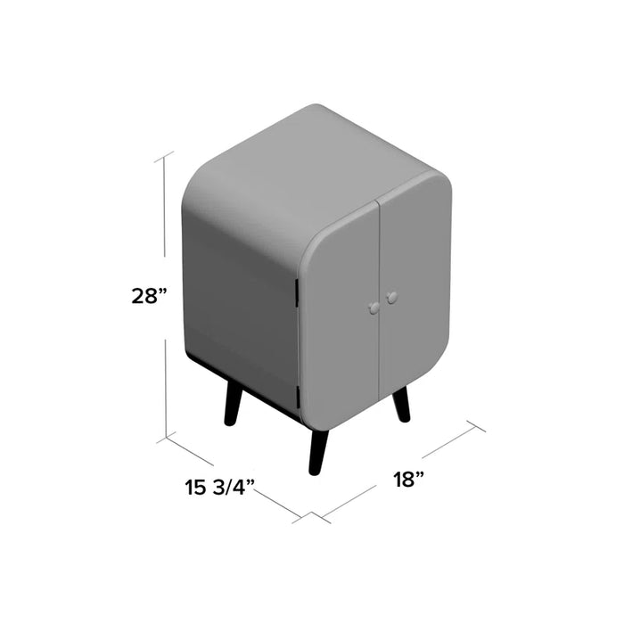 Lamese Solid Wood Accent Cabinet