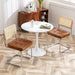 Natural Rattan Dining Chairs Set of 2, Modern Cesca Kitchen Chair