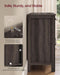 Farmhouse Buffet Cabinet, Coffee Bar with 2 Drawers