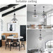 Black Rustic Farmhouse Pendant Light 20.9x15.9 Inches