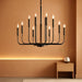 Black Chandeliers for Dining Room Light Fixture over Table, Modern Farmhouse Chandeliers for Living Room,12-Lights Industrial Metal Candle Lighting Fixtures for Entryway Kitchen Island Foyer