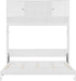 White Queen Murphy Wall Bed With BuiltInStorageSolutions