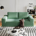 Green Modular Sectional Sofa With Configurable Sections