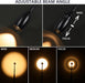 Reading Floor Lamp, 72" Tall LED Lamp with Flexible Gooseneck, Dimmable Zoomable Spotlight, Adjustable Color Beam Standing Lamp, Touch & Remote Control, Task Craft Bedroom Living Room, Matte Black