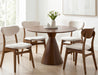 Wooden Dining Chairs Set of 4, Farmhouse Kitchen Chairs