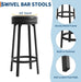30'' Swivel Bar Stools Set of 2 with PU Leather Cushion