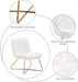Faux Fur Upholstered Living Room Chair