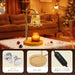 Candle Warmer Lamp with Timer Dimmable Light & Adjustable Height, Birthday Gifts for Women Mom Girl,House Warming Gift New Home Decor,Wax Melting Warmer for Jar Candles with 2 Bulbs/Gold