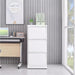 Three Drawer Filing Cabinet With Lock IndustrialGrade