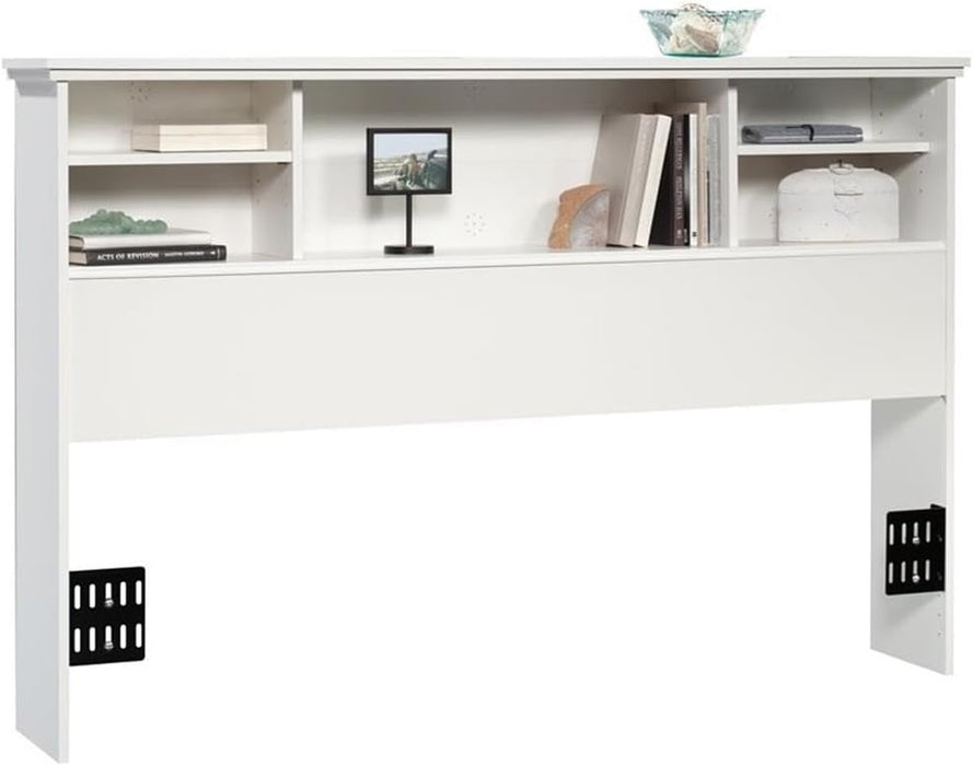 Transitional Engineered Wood Full-Queen Headboard in White