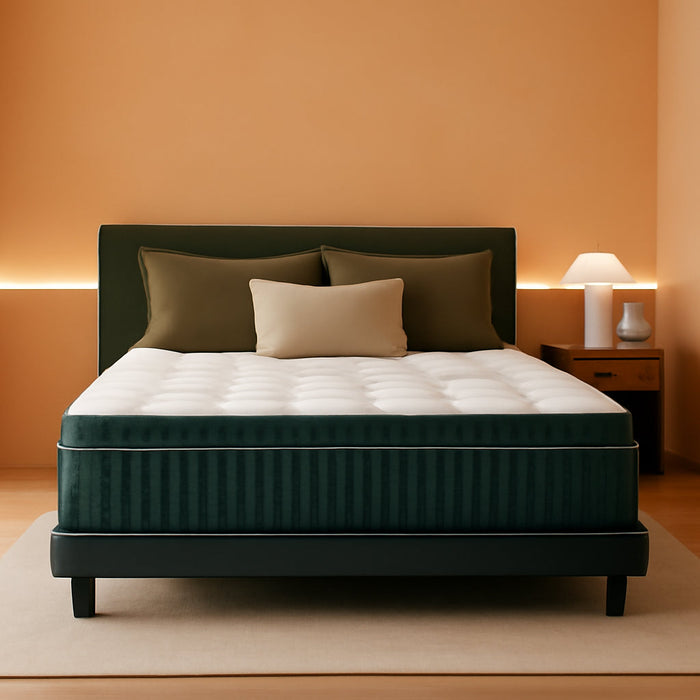 King Size Mattress, 12 Inch King Mattress in a Box, Cooling Gel Memory Foam Hybrid Mattress with Pocketed Coils, Medium Firm Feel, Certipur-Us Certified, Pressure Relief, Motion Isolation