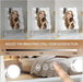 Vanity Mirror with Light Lighted Makeup Mirror Vanity Makeup Mirror Smart Touch Control 3Colors Dimable Light Detachable 10X Magnification 360°Rotation(White)