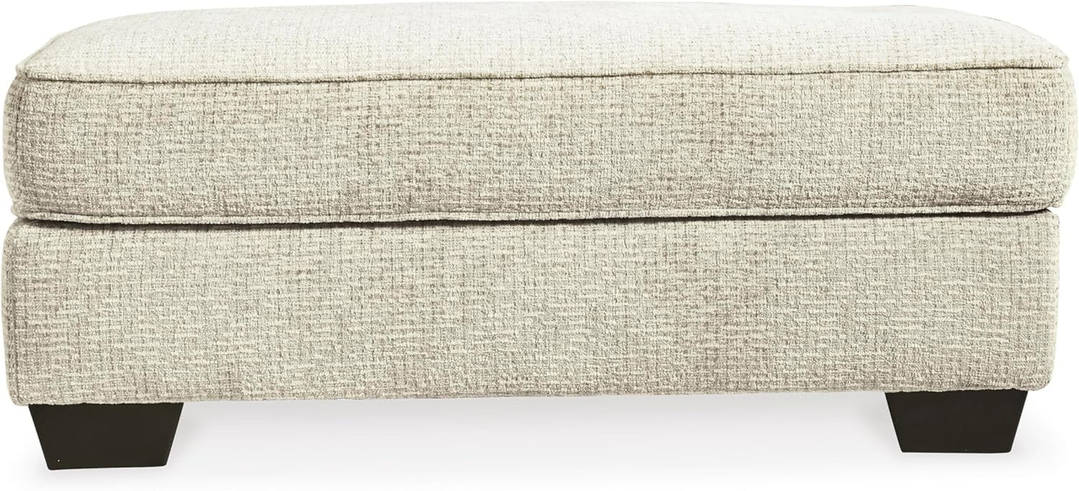 Monaghan Classic Upholstered Ottoman, Beige