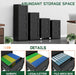 Metal 3 Drawer Vertical File Cabinet with Lock, Steel Lockable Filing Cabinet, Home Office Storage Cabinet Fits Letter A4 Legal Files, Anti-Tilt Full Extension Drawers for Document Organizer