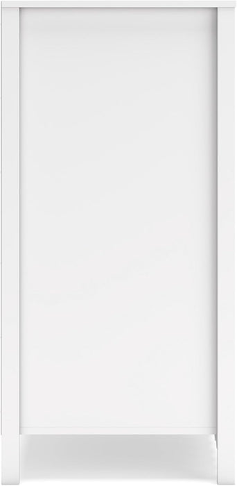 White 3-Tier Freestanding Bookcase With Adjustable Shelves