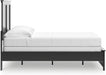 Signature Design by Ashley Maribel Transitional Full Panel Bed, Foundation or Box Spring Needed, Black