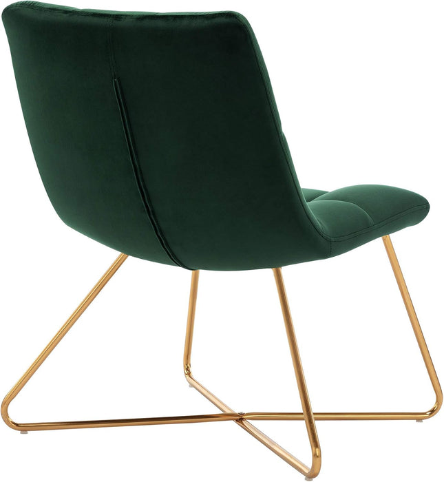 Velvet Accent Retro Leisure Lounge Chair