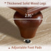 47" Wood Sideboard Buffet Cabinet with Storage,Traditional Media Console with 2 Doors & 3 Drawers,Adjustable Shelves Credenza with Solid Wood Legs for Kitchen,Living Room,Walnut