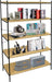 5-Tier Modern Wood Grain Bookshelf – Freestanding Bookcase and Storage Organizer for Home Office, Bedroom, and Living Room Shelving Unit