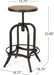 Farmdale Barstool, Antique + Pewter
