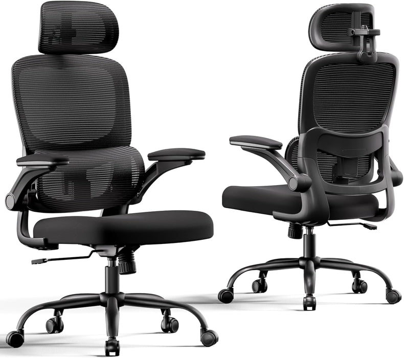 M102 Pro Ergonomic Office Chair, 3D Dynamic Lumbar Support, Black