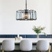 TwentyInch Modern Luxe OnyxBlack Crystal Chandelier FiveLight