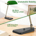 EmeraldGreen Bankers Desk Lamp CastIron Base Swivel