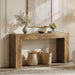 63-Inch Fluted Entryway Table, Farmhouse Long Narrow Console Table, Sofa Table behind Couch for Living Room, Hallway, Foyer