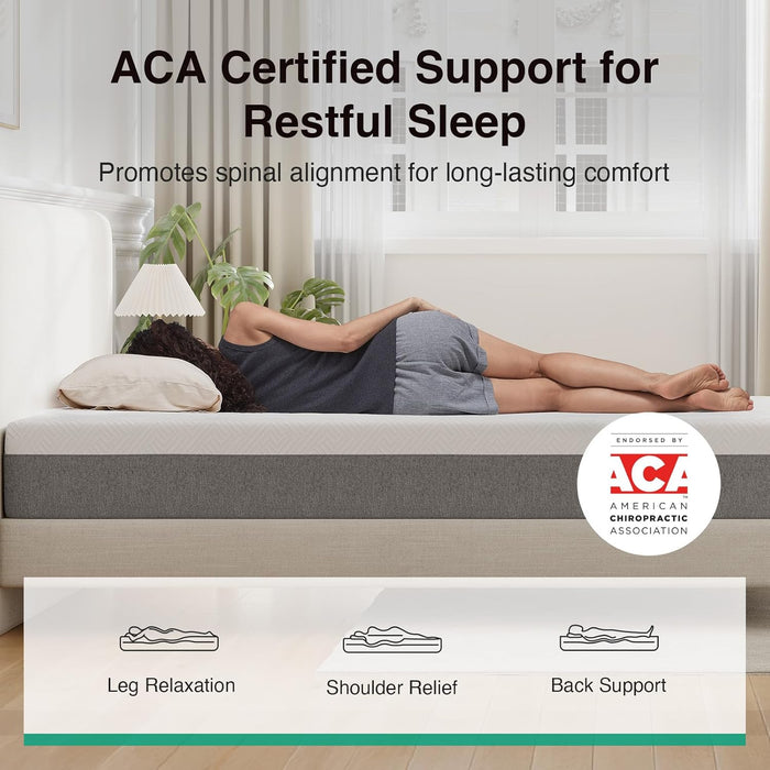 10 Inch Twin XL Mattress, Gel Memory Foam Mattress Twin XL Size