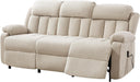 77" Power Reclining Sofa, Recliner Couch for Living Room, Beige