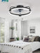 20 Inch Black RemoteControlledLEDLight Ceiling Fan