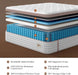 Extra Firm Queen Mattress 14 Inch, Luxury Hybrid Mattress in a Box for Deep Sleep & Lumbar Support, Certipur-Us & Zero Fiberglass, 365-Night Trial